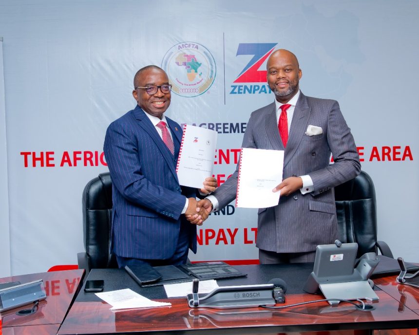 AfCFTA, Zenpay sign agreement to develop SMARTAfCFTA portal