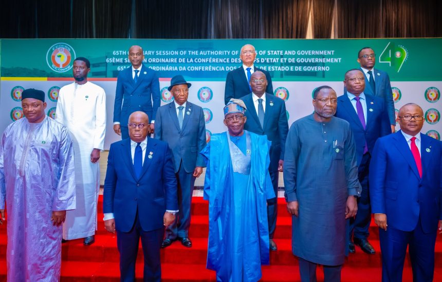 Tinubu re-elected as ECOWAS chairman