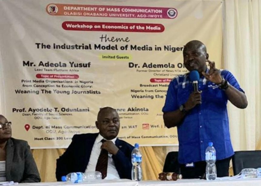 Platforms Africa's Adeola Yusuf inspires young journalists at OOU