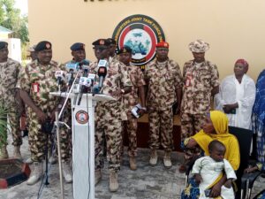Army hands over rescued Chibok girl to Borno govt