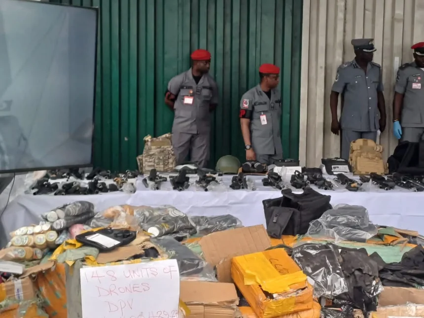 Customs intercepts rifles worth N270m at Lagos airport