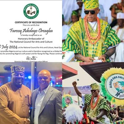 Ojude Oba: Oreagba, King of Steeze, named culture ambassador