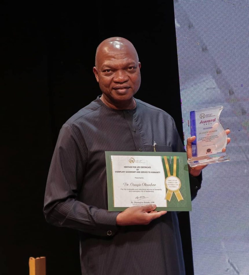 Shell Nigeria MD, Okunbor, honoured for exemplary leadership