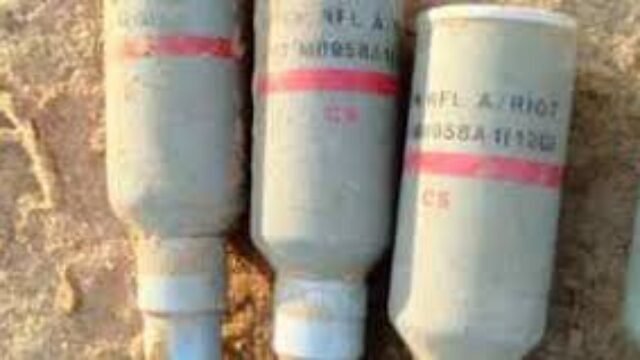 Police discover six projectile grenades abandoned by terrorists