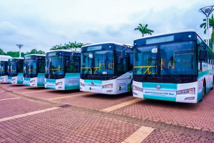 NLC unveils FG’s CNG-powered buses in North-East