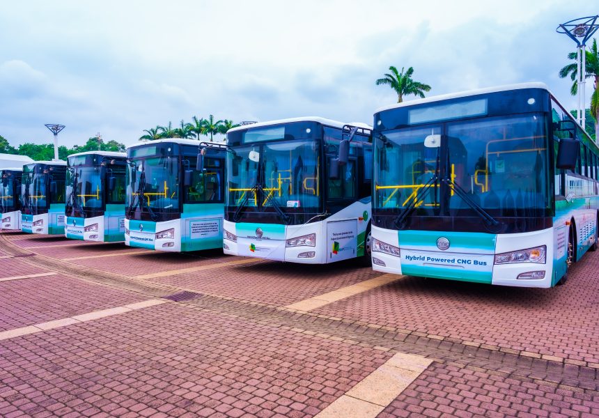 NLC unveils FG’s CNG-powered buses in North-East