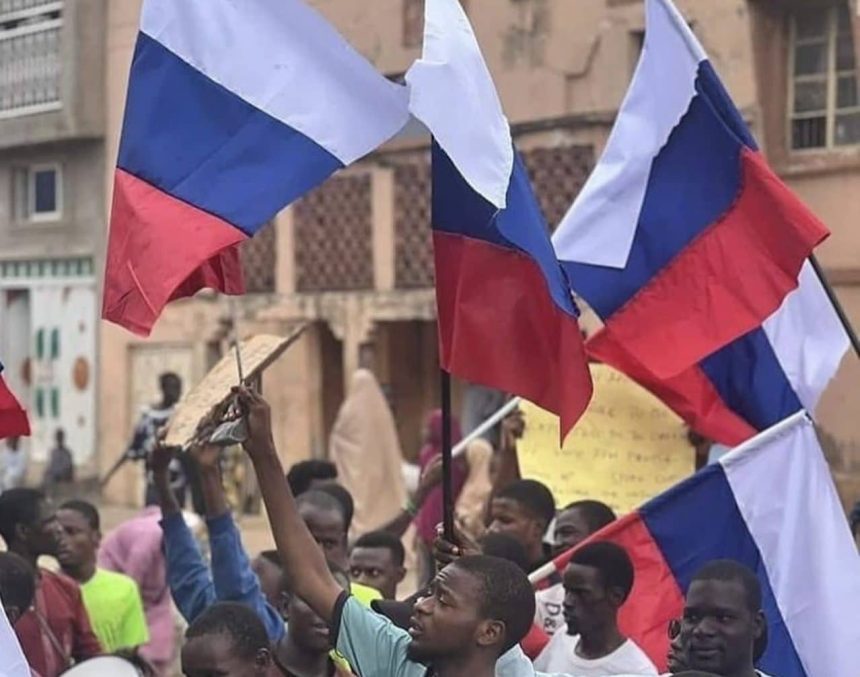 Tinubu orders crackdown on those flying Russian flag