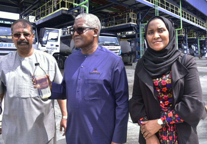 Dangote speaks on roll out of petrol from refinery