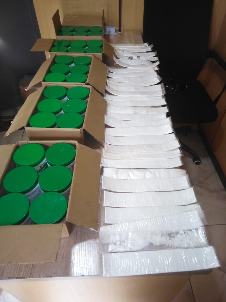 NDLEA seizes cocaine, opioids in female sanitary pads, hair cream