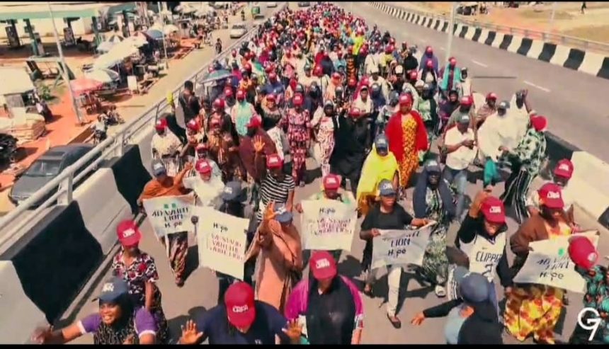 Kogi women protest EFCC'S ‘persecution’ of Yahaya Bello, warn against crucifixion