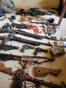 Police detain 11 suspected kidnappers, recover weapons in Kaduna