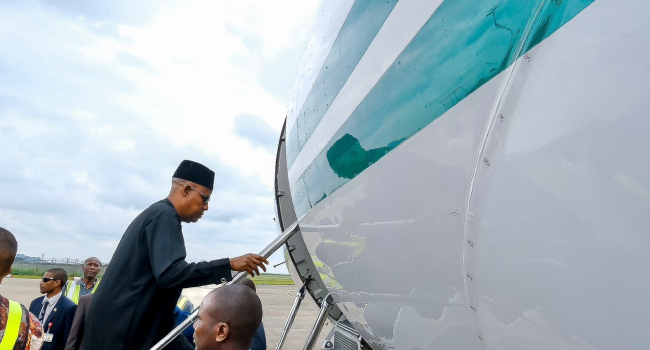 79th UNGA: Shettima leaves Abuja for US