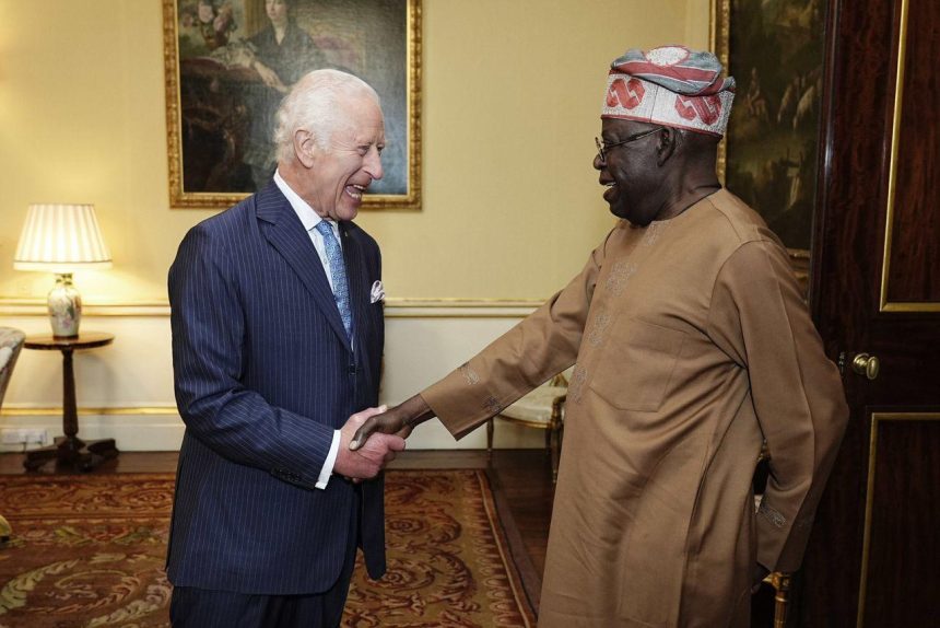 Tinubu meets with King Charles III at Buckingham Palace