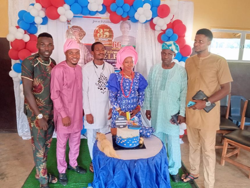 PHOTO NEWS: Excitement as Mrs Fademowo celebrates retirement