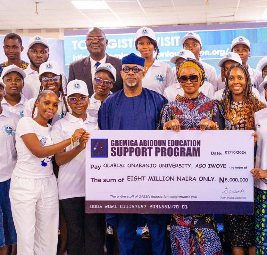 In memory of late son, Abiodun awards millions of Naira to students