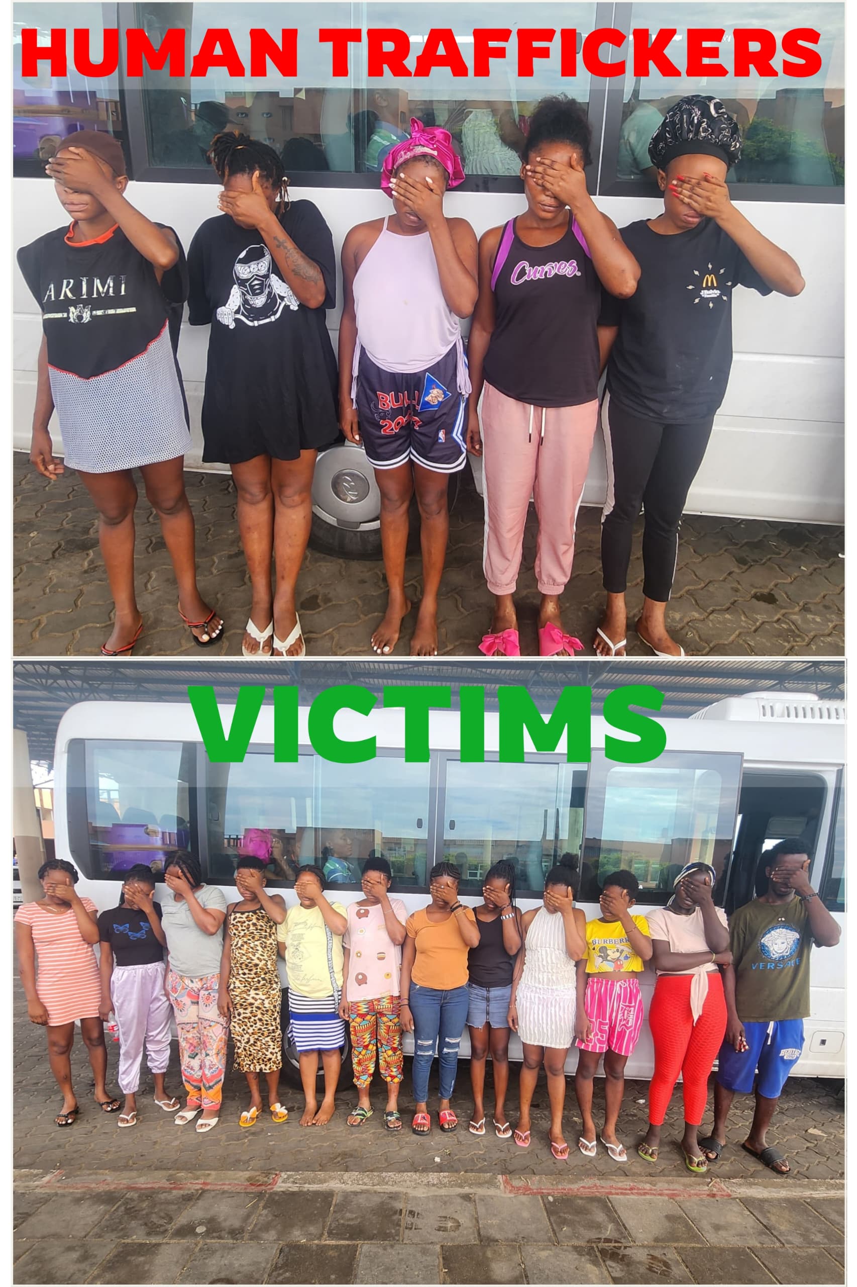 NiDCOM rescues another 17 trafficked girls, arrests traffickers