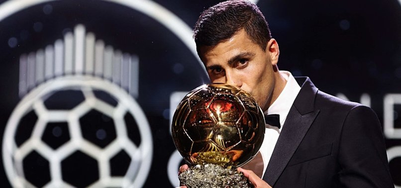 Spain’s Rodri wins Ballon d’Or for best player in the world