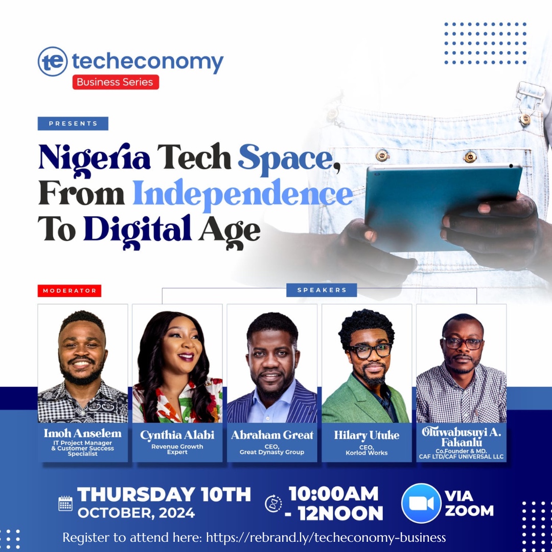 Techeconomy business series debuts, hosts webinar October 10