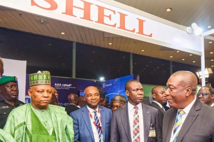 Shettima visits Shell stand at Nigeria Economic Summit in Abuja