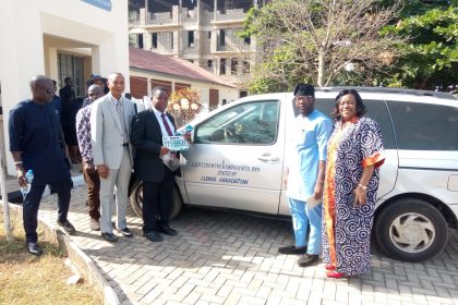 Ajayi Crowther University alumni donate bus to alma mater