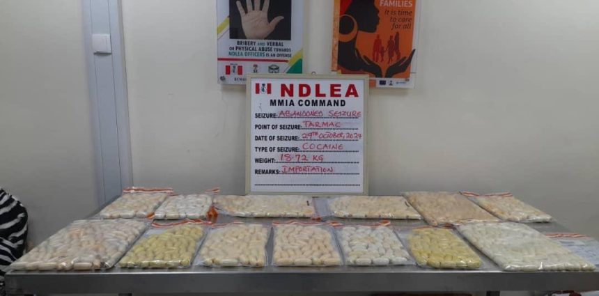 N4.4billion worth of cocaine seized at Lagos airport