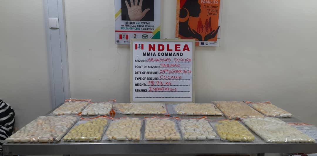 N4.4billion worth of cocaine seized at Lagos airport