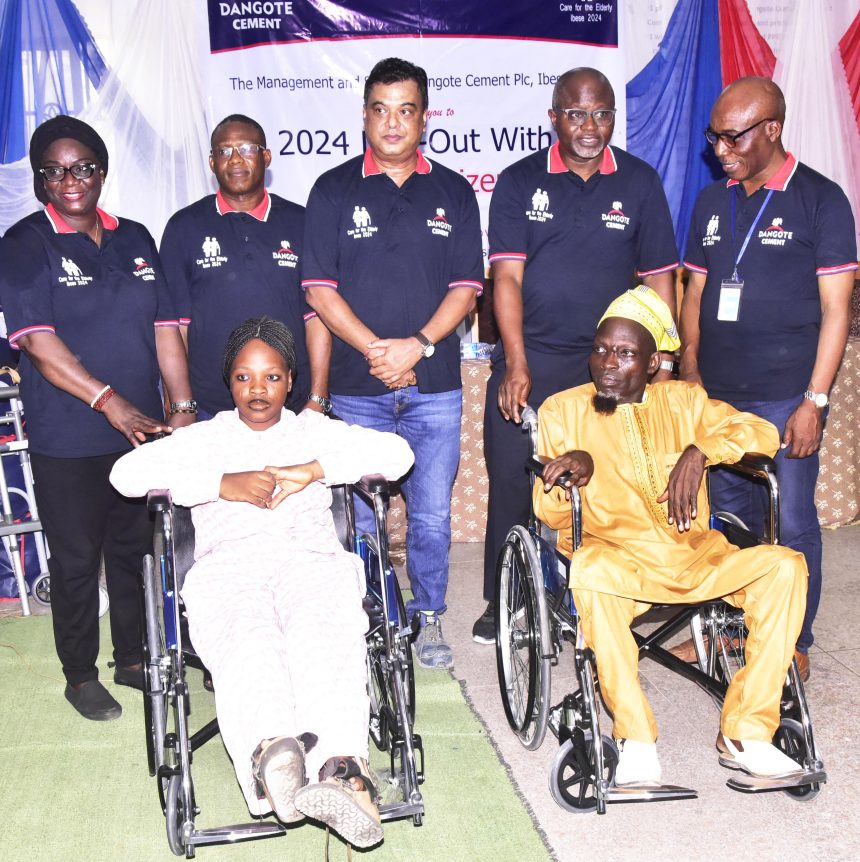 Dangote Cement Ibese fetes senior citizens in host communities