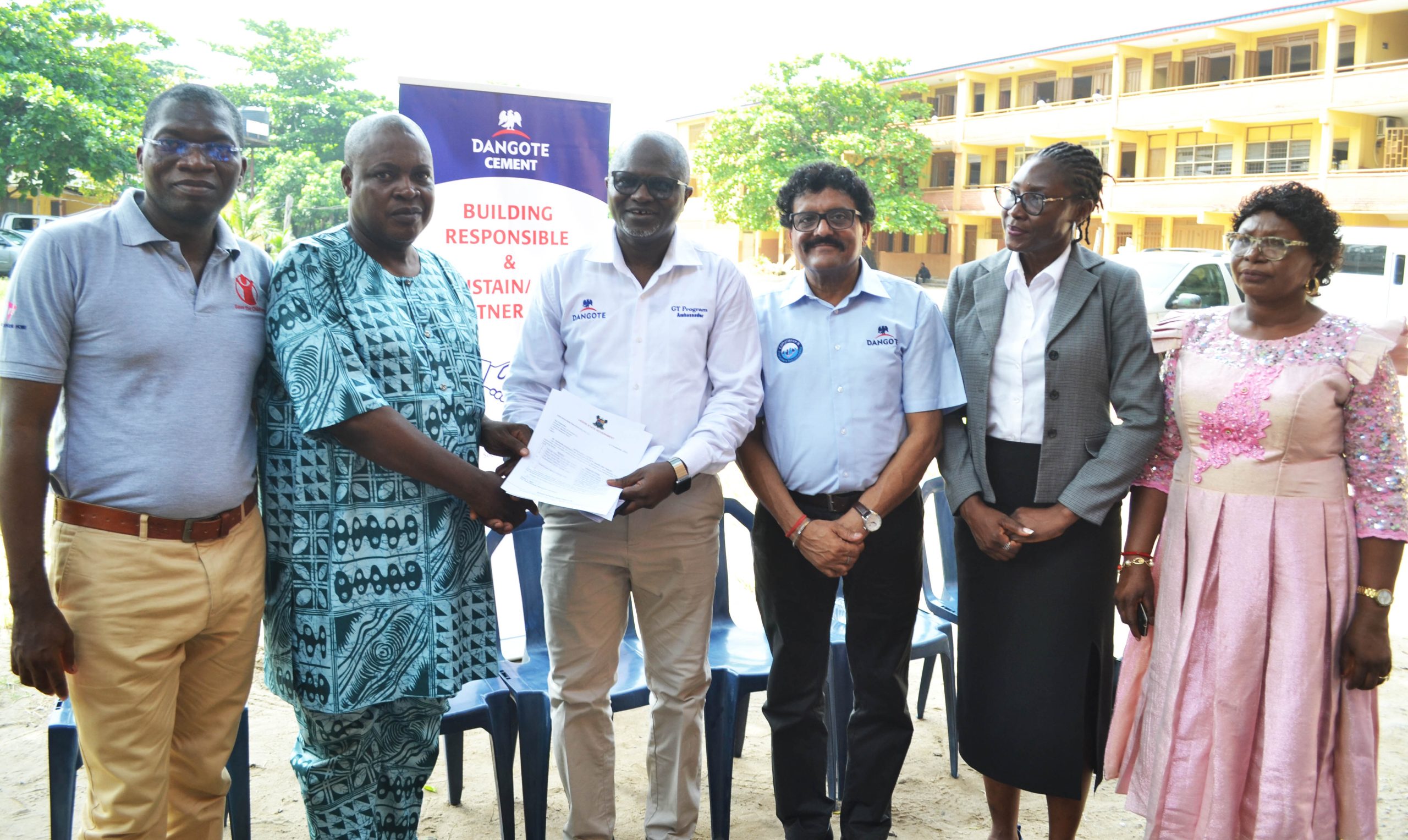 Dangote Cement donates support projects to Lagos schools