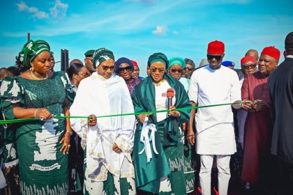 Nigeria’s First Lady inaugurates airport runway in Ebonyi