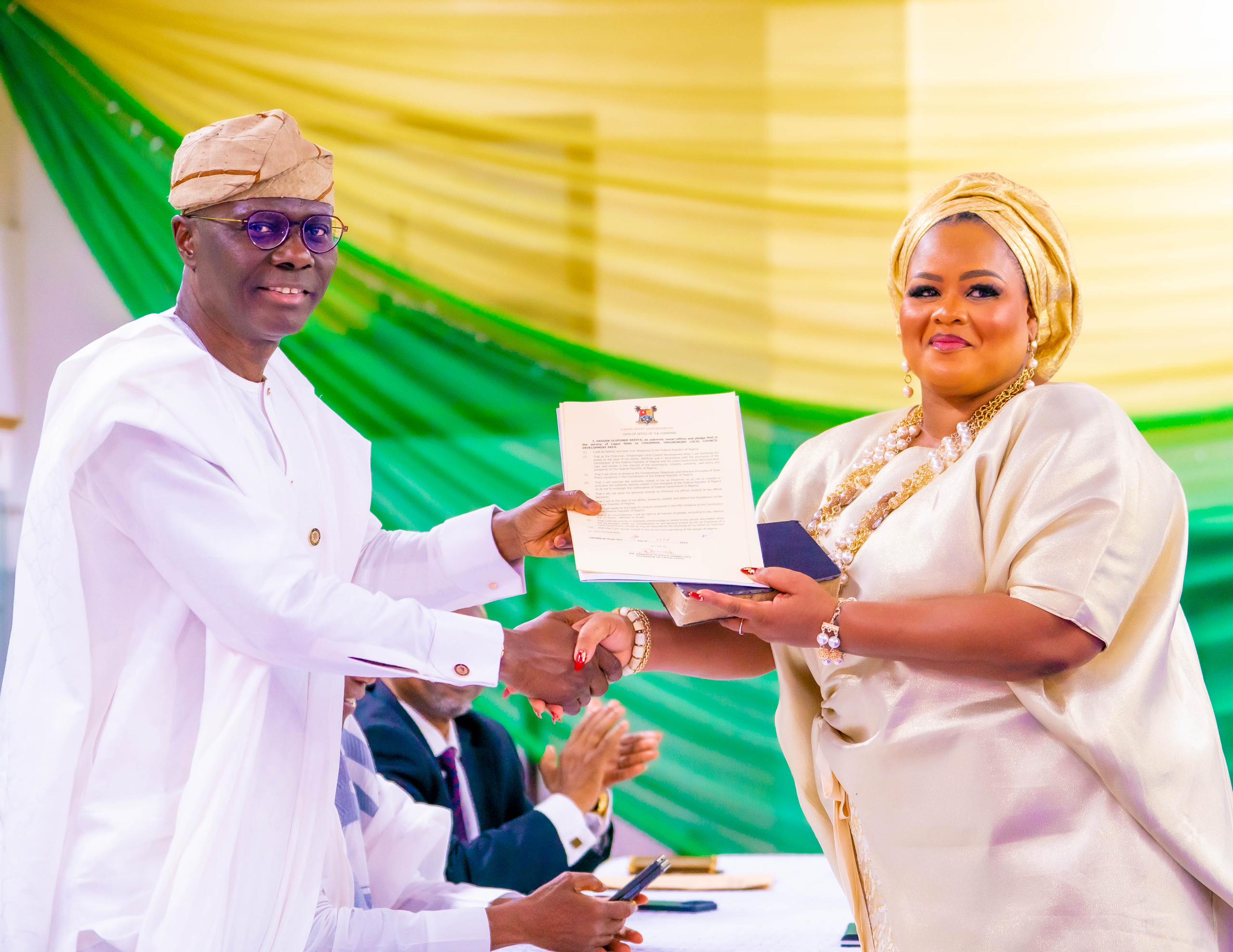 Onigbongbo LCDA: Sanwo-Olu swears in new chairman