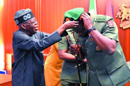 Tinubu decorates acting COAS Oluyede with new rank