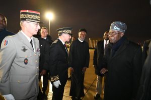 Tinubu arrives Paris, commences state visit to France (+Photos)