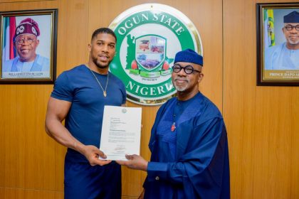 Ogun to construct Anthony Joshua Indoor Boxing Ring -Abiodun