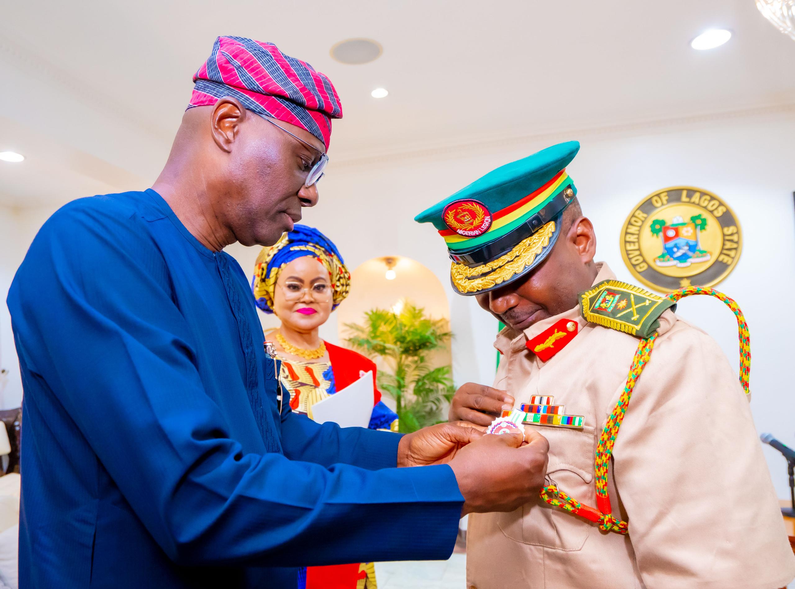 Sanwo-Olu donates N75m to Nigerian Legion