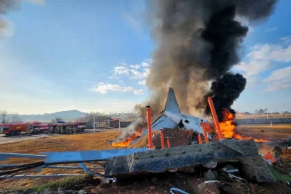 At least 124 people killed as plane crashes at South Korea airport