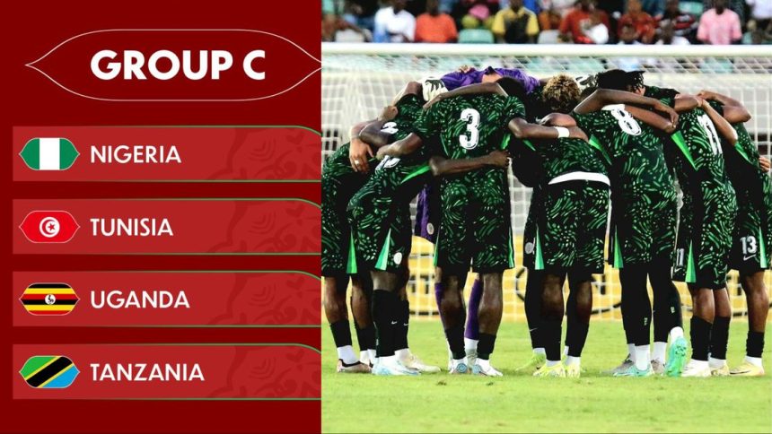 2025 AFCON draw: Nigeria to battle Tunisia, Uganda, Tanzania