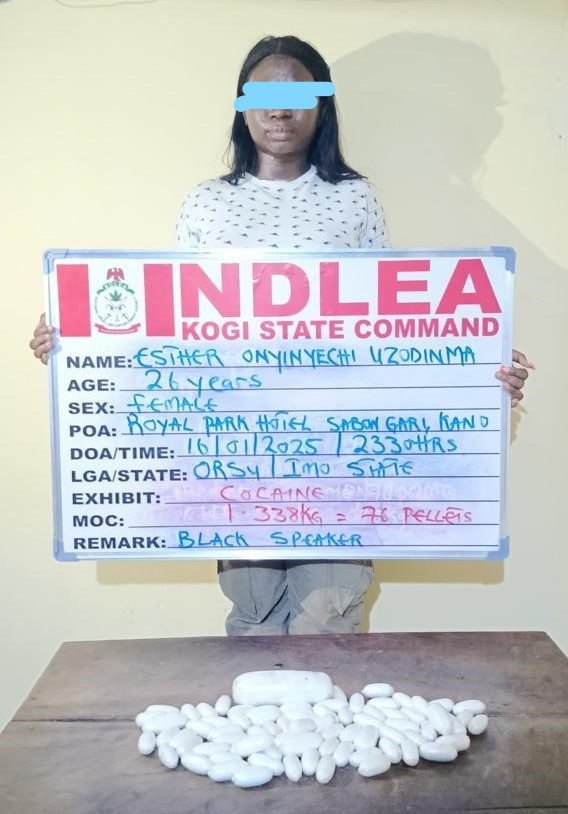 Nursing student arrested over attempt to ingest 76 wraps of cocaine
