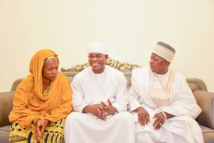 New Year: Yahaya Bello receives Governor Ododo's parents