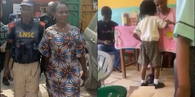 Lagos school suspends teacher seen in video abusing toddler