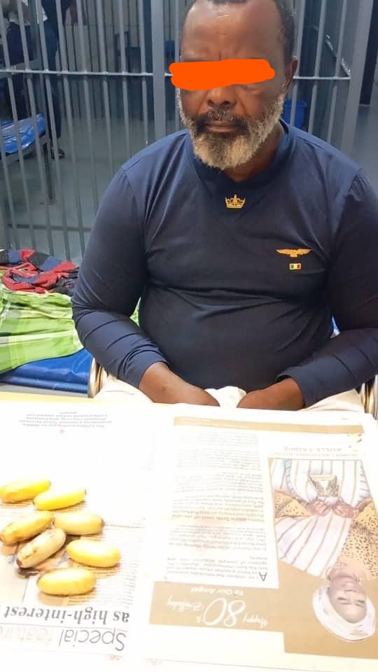 Businessman undergoes surgery to expel 81 wraps of cocaine