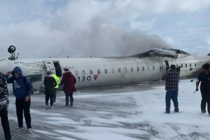 All passengers and crew survive plane crash at Toronto airport
