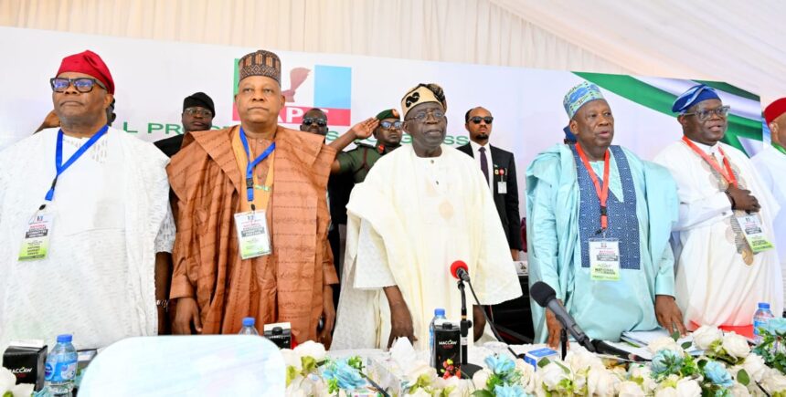 APC NEC meeting: Tinubu receives vote of confidence