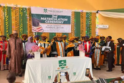 Fed Poly Ayede celebrates growth at 3rd matriculation ceremony