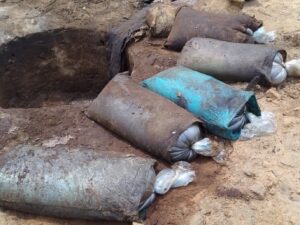 Oil theft: Navy destroys three illegal refining sites in Delta
