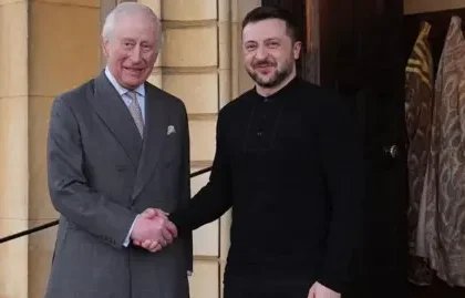 King Charles meets Zelensky after London defence summit