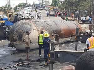 Otedola Bridge not affected by tanker fire –Works controller
