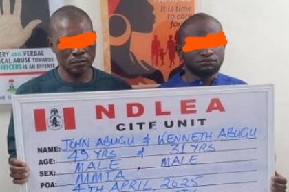 India-bound brothers arrested at Lagos airport with 5kg cocaine