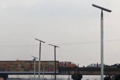 Insecurity: Govt lights up Sagamu Interchange, clears shanties