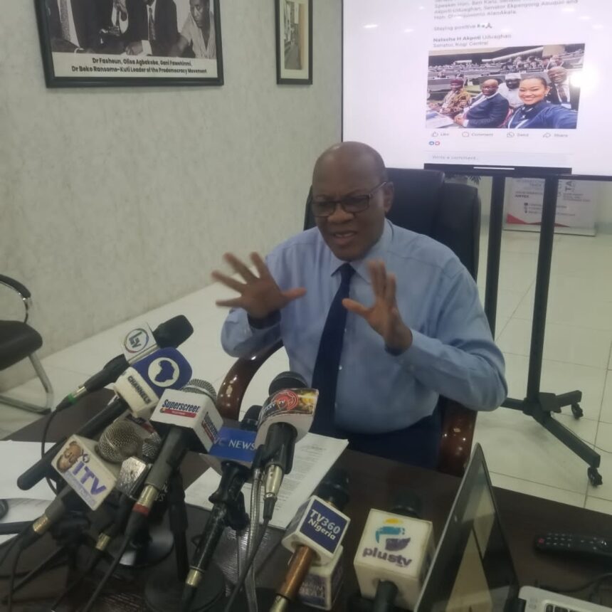 Akpabio: Agbakoba demands retraction of Natasha's 'clearly false sexual harassment allegation'