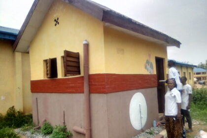 LABASCO: Applause as Teacher Balogun's students' toilet is inaugurated